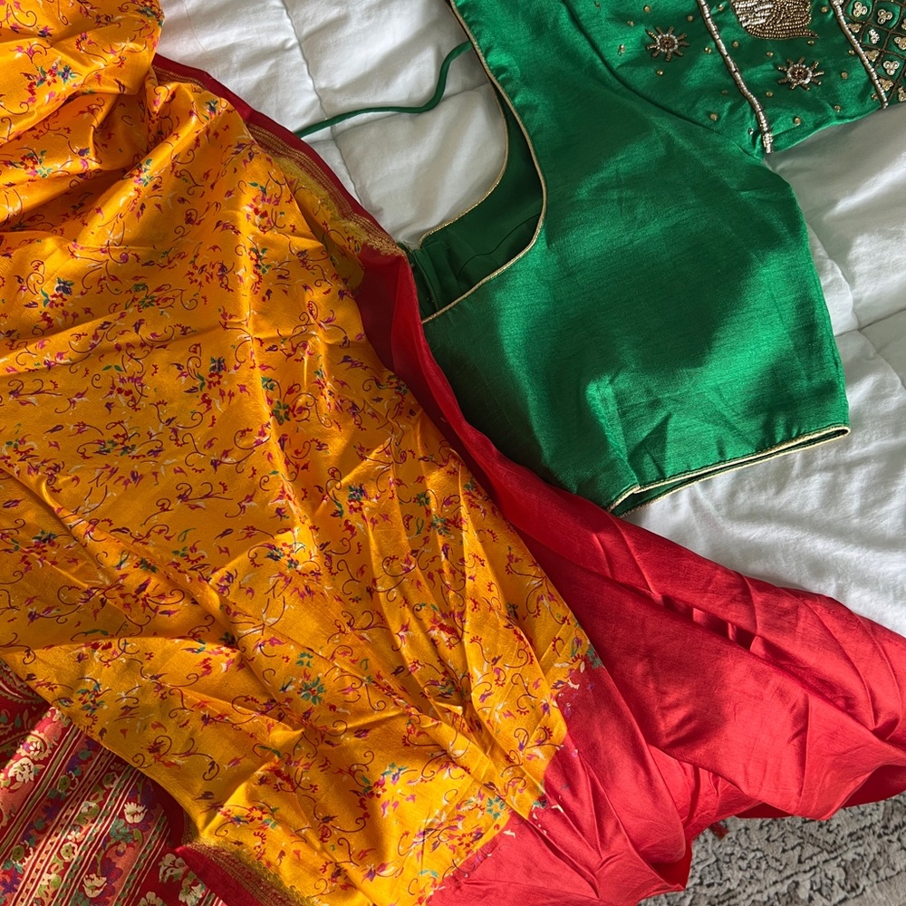 Handmade Indian wedding guest outfit
